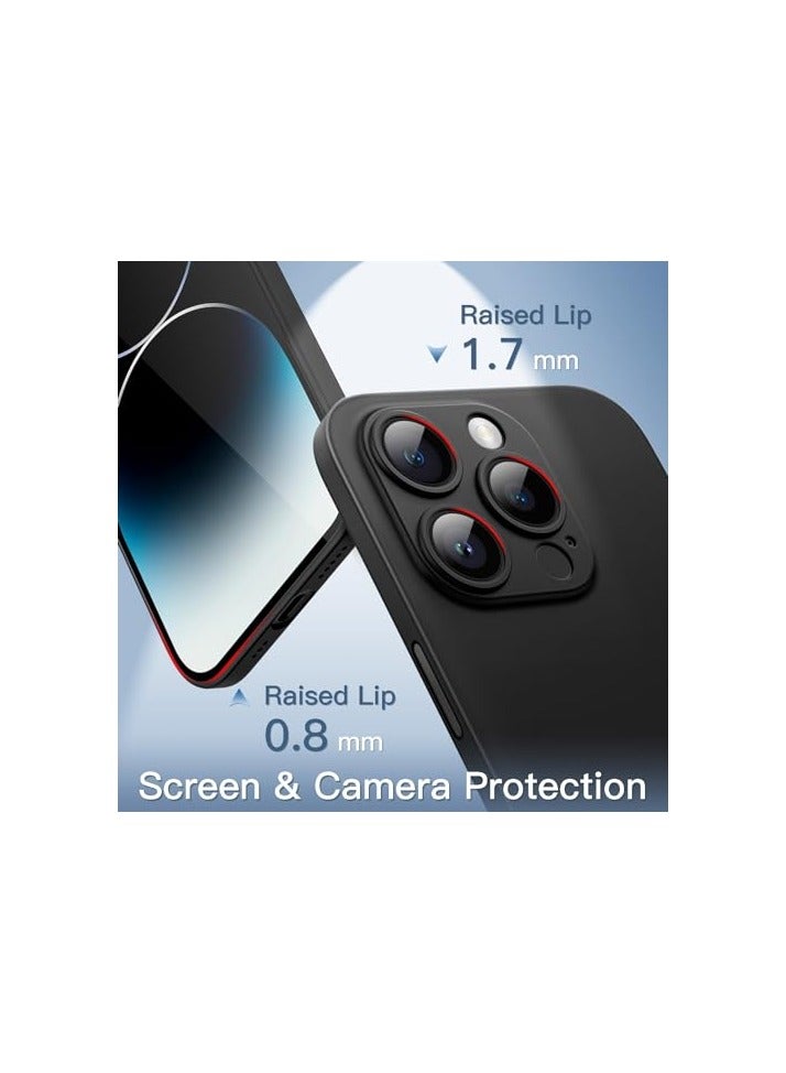 JETech Ultra Slim (0.35mm Thin) Case for iPhone 12, 6.1-Inch, Camera Lens Cover Full Protection, Lightweight, Matte Finish PP Hard Minimalist Case, Support Wireless Charging (Black) - Image 3
