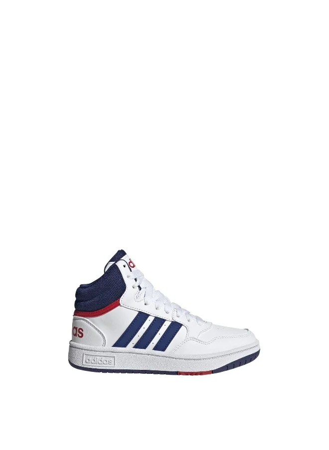 Adidas adidas Hoops 3.0 Mid K White Basketball Shoes 10K