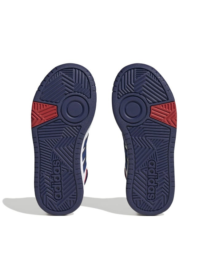 اديداس اوريجينالز أحذية أطفال HOOPS MID 3.0 K بيضاء الأصلية  - Image 5