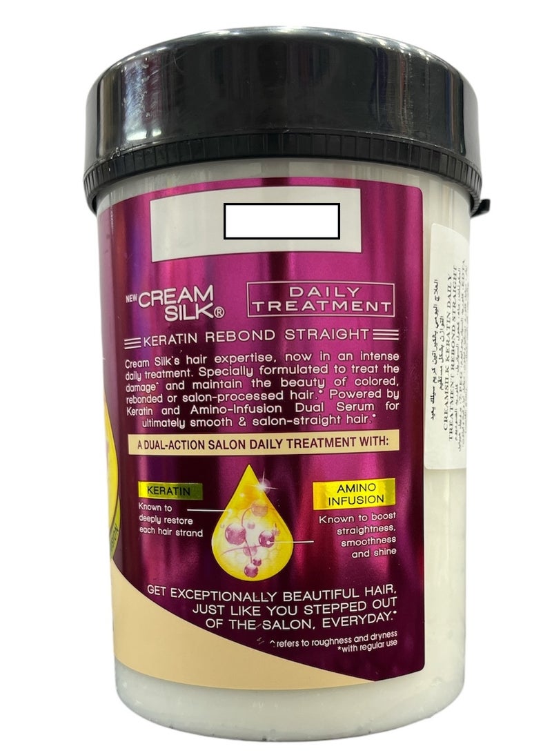 Creamsilk CREAM SILK DAILY TREATMENT REBOND STRAIGHT 650ml - Image 2