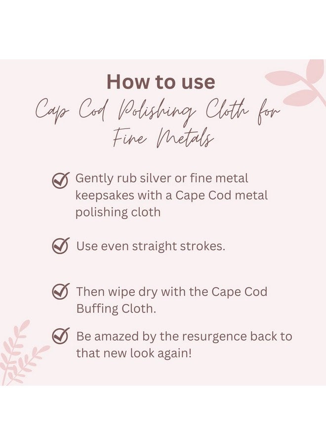 Cape Cod Polishing Metal Tin Bundle for Fine Metals | (12) 4X6 Polishing Cloths | (1) 12x12 Buffing Cloth | (1) Pair of Nitrile Gloves - Image 5
