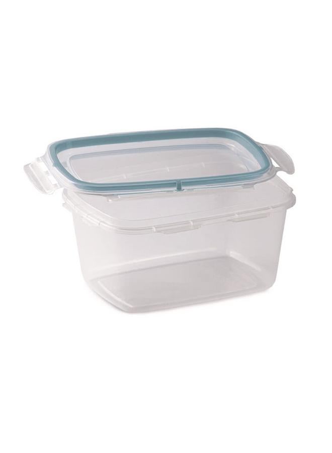 سنيبس مجموعة من 3 عبوات طعام بلاستيكية مستطيلة الشكل باللونين الشفاف والأزرق سعة 1.2 لتر 000870 - Image 2