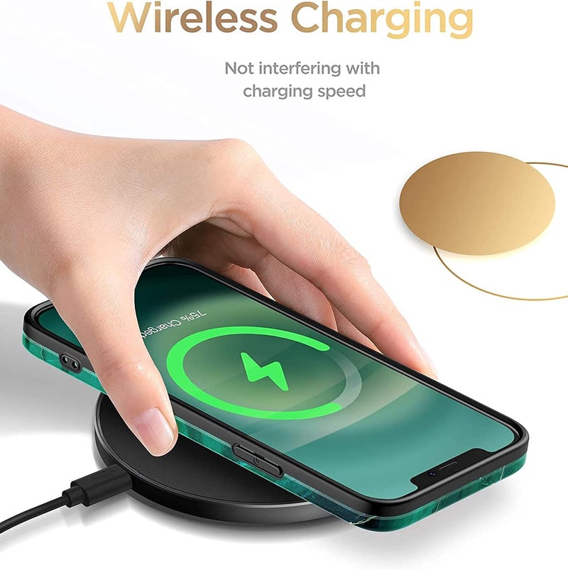 KASTWAVE Series Of Protective Cases Are Compatible With For Iphone 12 Pro 6.1”2020 / Compatible With For Iphone 12 6.1”2020, Thin Glossy Soft Marble Shock-Proof And Scratch-Proof Mobile Phone Case - Image 5