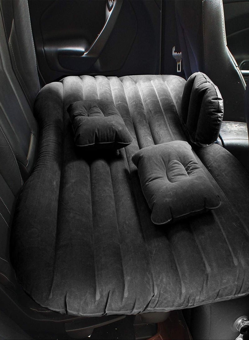 Generic Inflatable Travel Car Bed Air Sofa with Two Inflatable Pillow for Car Back Seat Fits Most Car Models for Camping Travel, Hiking, Trip and Other Outdoor Activities - Image 1