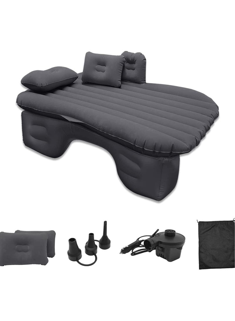 Generic Inflatable Travel Car Bed Air Sofa with Two Inflatable Pillow for Car Back Seat Fits Most Car Models for Camping Travel, Hiking, Trip and Other Outdoor Activities - Image 2