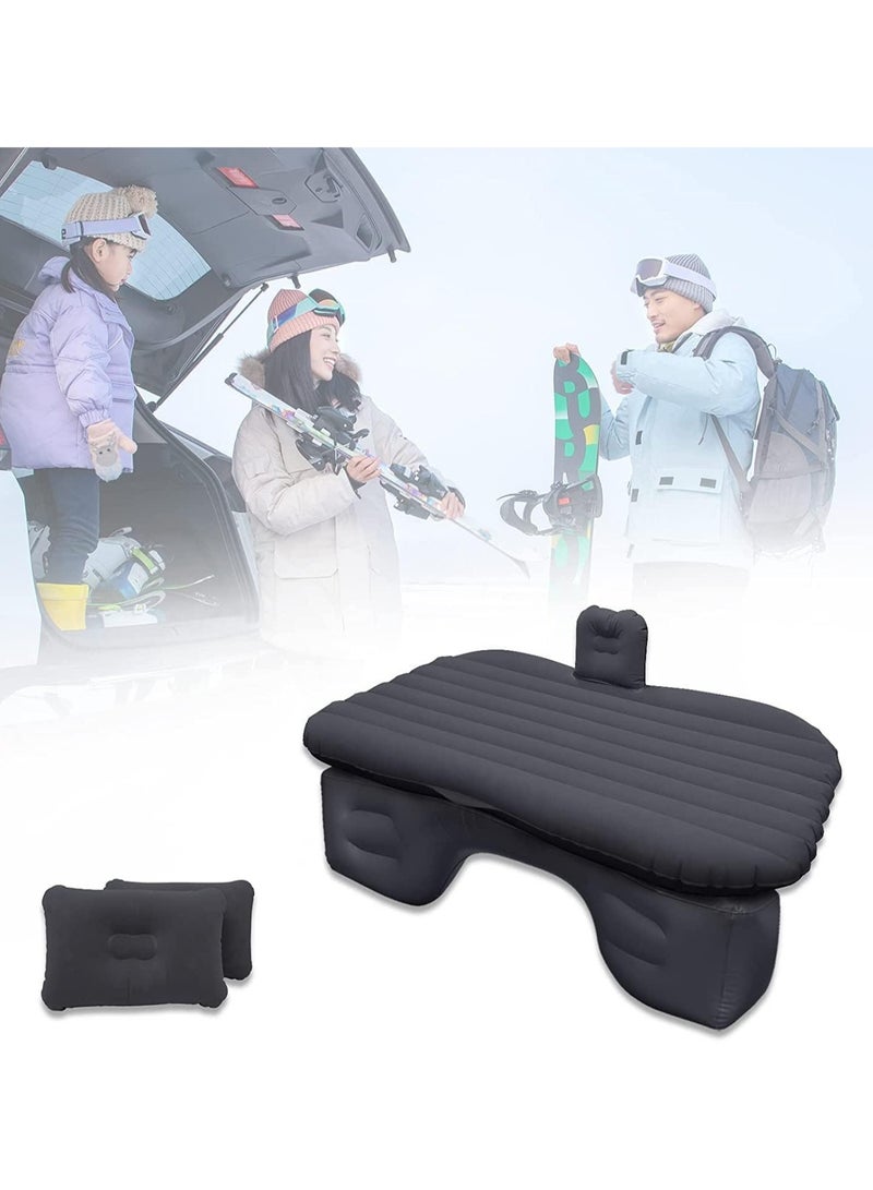 Generic Inflatable Travel Car Bed Air Sofa with Two Inflatable Pillow for Car Back Seat Fits Most Car Models for Camping Travel, Hiking, Trip and Other Outdoor Activities - Image 3
