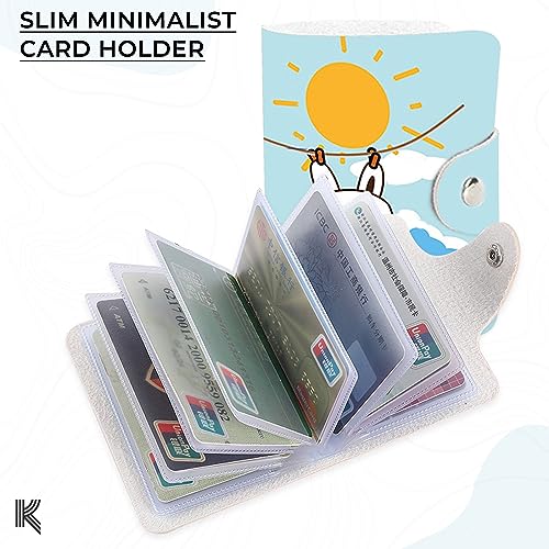 Kraptick 20 Slots Card Holder for Men and Women - Elegant and Versatile Card Organizer, Credit Cardholder, Card Case, Card Pouch (Design 10) - Image 2