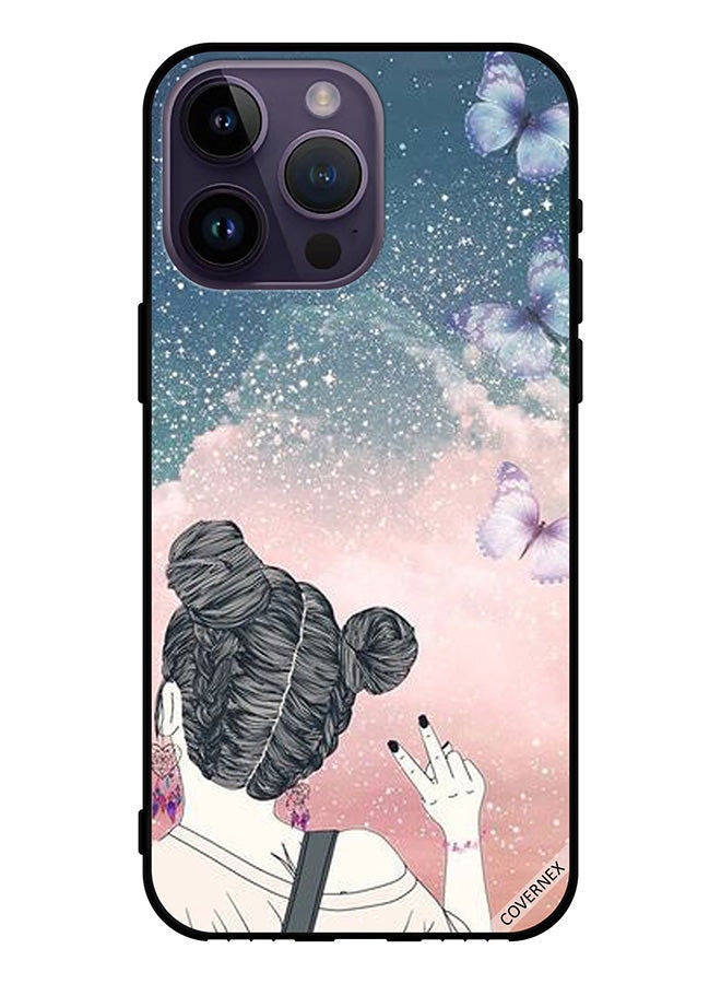 Covernex Protective Case Cover For Apple iPhone 14 Pro Max Making Victory Sign Art - Image 1