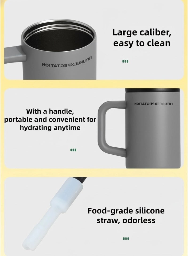 Vacuum Insulated Tumbler with Lid and Straw for Water, Iced Tea or Coffee, Smoothie and More 24oz 710ml - Image 3