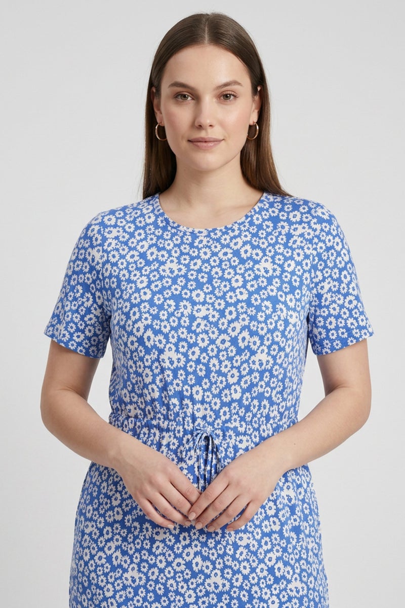 Threadbare Women Floral Print Midi Dress, Multicolor - Image 2