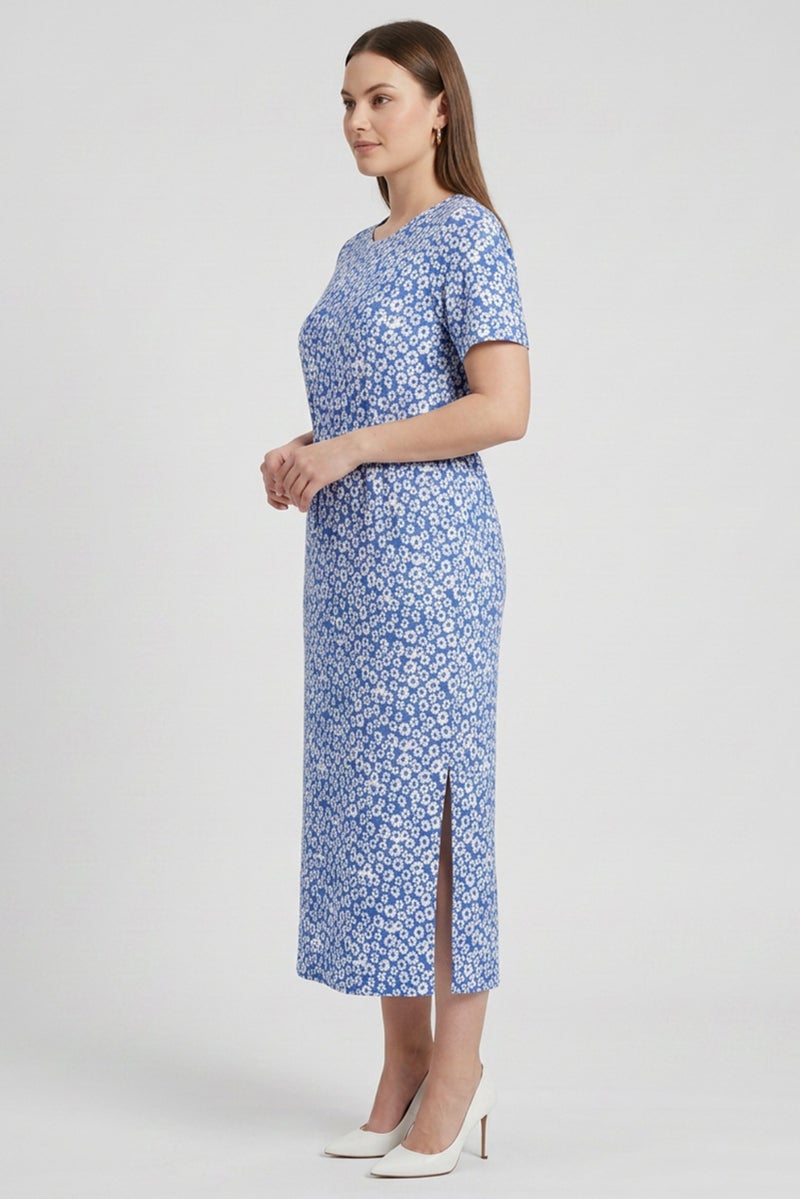Threadbare Women Floral Print Midi Dress, Multicolor - Image 3