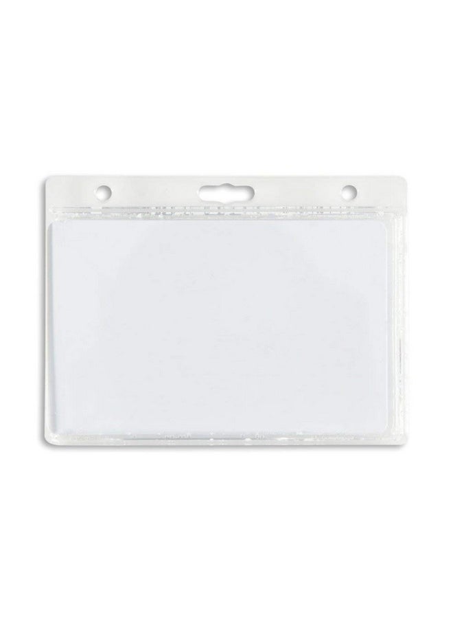 Clear Horizontal Hard Plastic Badge Holder - Credit Card Size - 50 Pack - pzsku/Z5DE83F81035C7A807701Z/45/_/1731922032/b20691fd-c3e0-4849-a373-8846bec34b7a