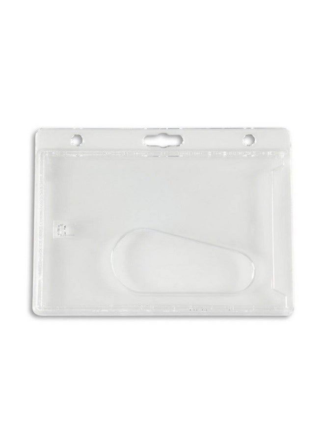 Clear Horizontal Hard Plastic Badge Holder - Credit Card Size - 50 Pack - pzsku/Z5DE83F81035C7A807701Z/45/_/1731922033/95f3ce19-35f6-476c-88bf-88659d9c2e8f