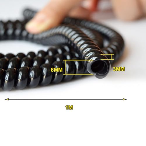 heyous 2PCS Bicycle Brake Cable Protectors Long 1m Bicycle Wiring Harness Wrap Tube Bicycle Frame Paint Rubber Protectors Electric Bike Brake Cable Brake Cable Protectors Black - Image 3