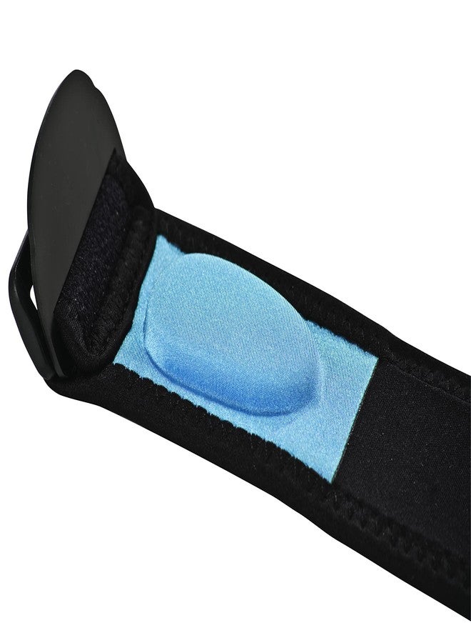 MUELLER Sports Medicine Tennis Elbow Brace With Gel Pad, Elbow Pain Relief Support Strap For Men And Women, For Tennis, Golf, Painting, Factory-Line Work, and More, Black, One Size - Image 2