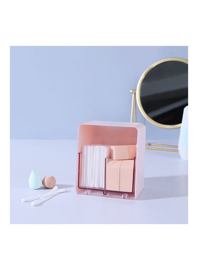 نيبمينينت حامل تخزين مكتبي منزلي من مادة ABS بتصميم شبكي مزدوج وسعة كبيرة وردي - Image 4