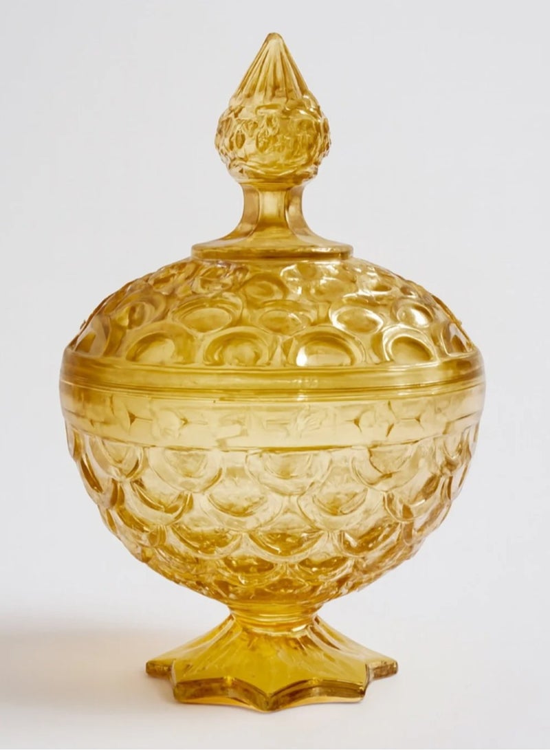 صحن تقديم بقاعدة زجاجية – لمسة فخامة على مائدتك للحلويات و الشوكولاتة و متعدد الاستخدام - Image 2