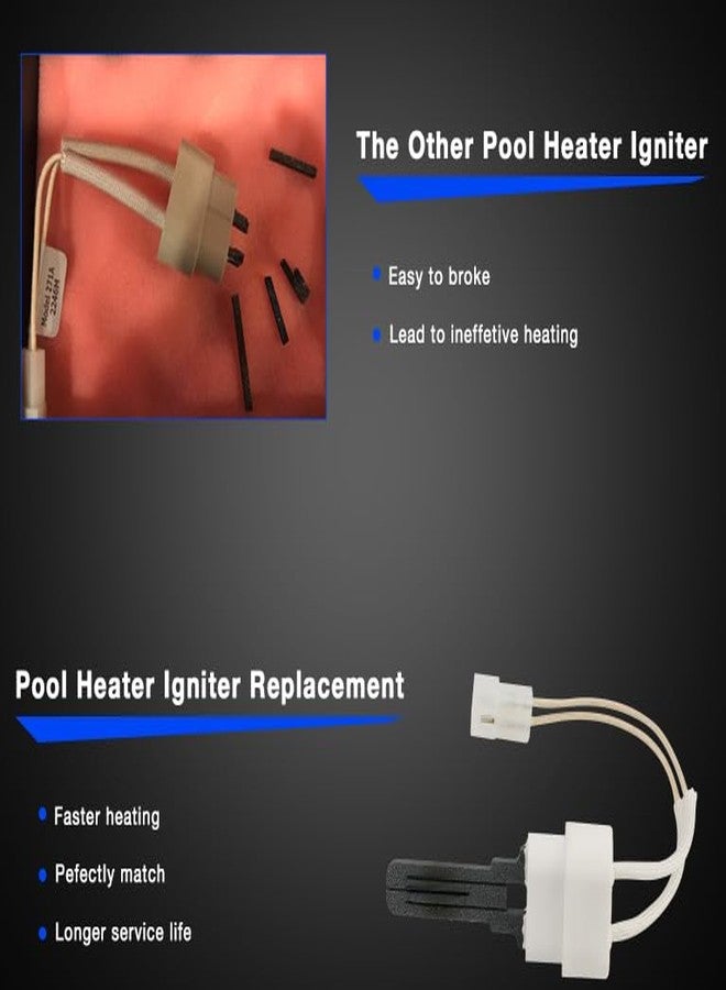 Misakomo طقم إشعال سخان المسبح مع حشية، متوافق مع سخانات Pentair MasterTemp 200/250/300/400 و Max-E-Therm، بديل للرقم 77707-0054 - Image 2