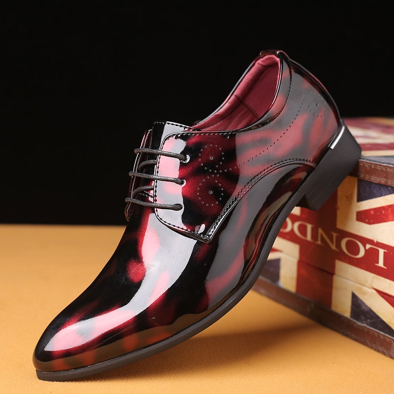 New Four-Season Men'S Pointed-Toe British Men'S Formal Shoes, Creative Trendy Large-Size Business Men'S Shoes, Shoes - Image 2