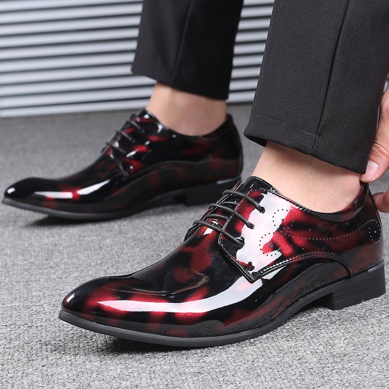 New Four-Season Men'S Pointed-Toe British Men'S Formal Shoes, Creative Trendy Large-Size Business Men'S Shoes, Shoes - Image 5