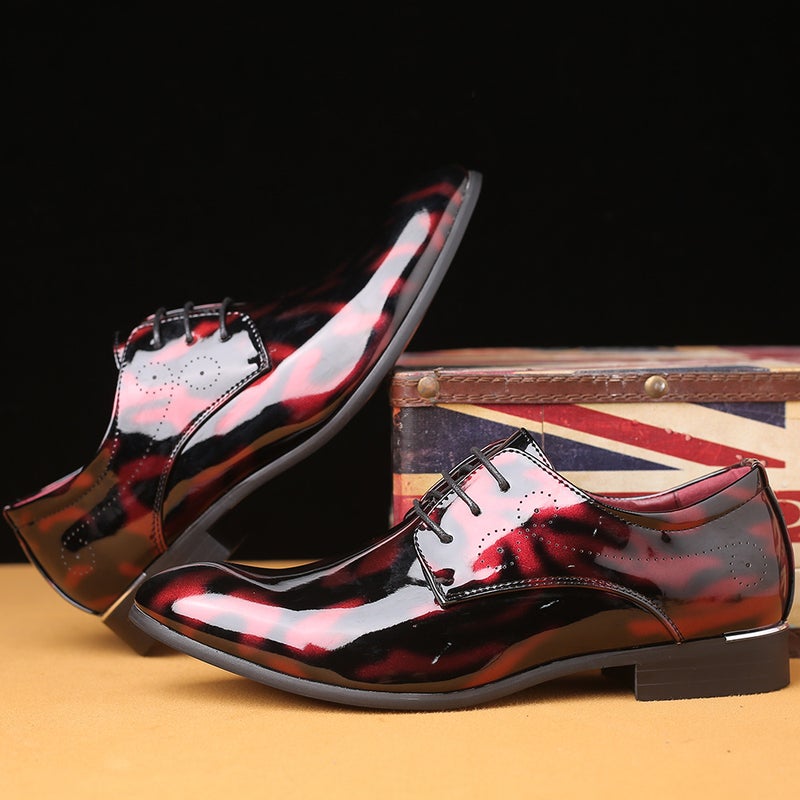 New Four-Season Men'S Pointed-Toe British Men'S Formal Shoes, Creative Trendy Large-Size Business Men'S Shoes, Shoes - Image 3