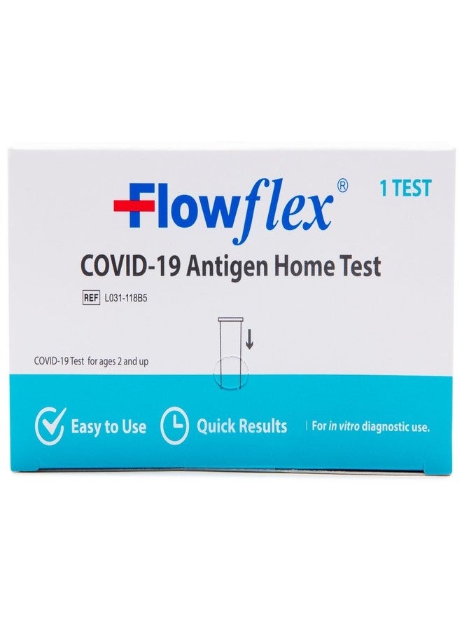 Flowflex COVID Home Test Kit by Flowflex, Rapid Results in 15 Minutes, Trusted OTC COVID-19 Antigen Testing Kit, FSA and HSA Eligible, Easy to Use & No Discomfort, 1 Pack 1 Test - Image 1