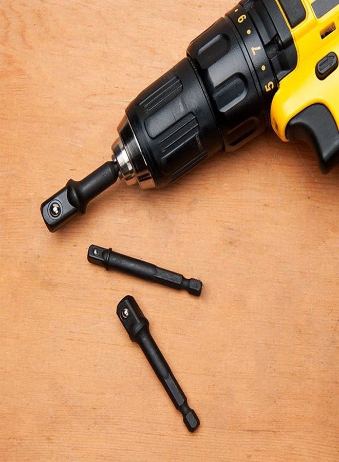 ايلان محول مقبس مفك الصدمات من إيلان، 9 قطع، مجموعة محول مقبس من الدرجة التأثيرية (1/4 بوصة 3/8 بوصة 1/2 بوصة) - Image 4