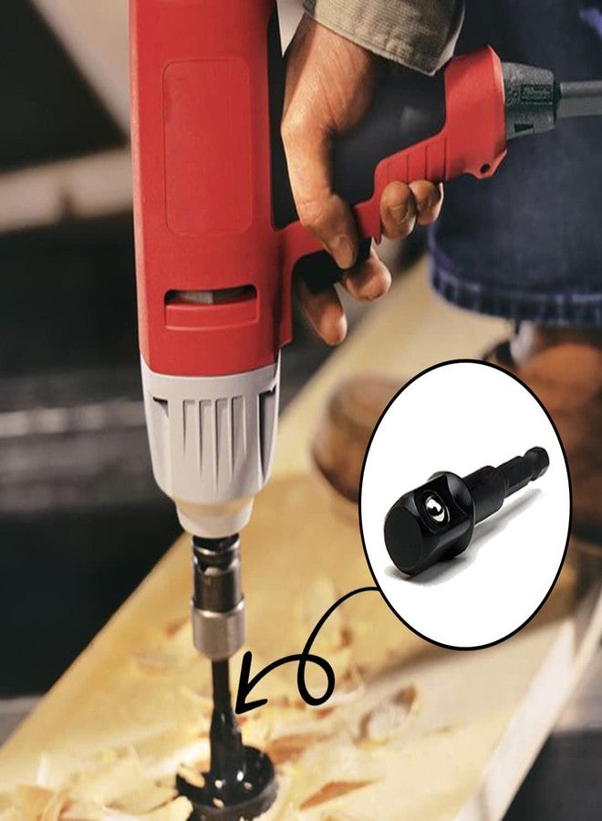 ايلان محول مقبس مفك الصدمات من إيلان، 9 قطع، مجموعة محول مقبس من الدرجة التأثيرية (1/4 بوصة 3/8 بوصة 1/2 بوصة) - Image 5