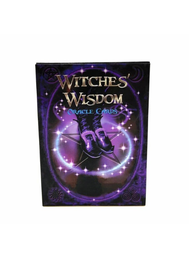 NIBEMINENT 47 Witch Tarot Cards, Witch Wisdom Oracle Card Set, Mysterious Tarot Card guidance, Astonishing fortune-telling Destiny Cards - Image 1