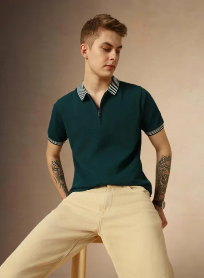 دينيس لينغو Deep Teal T-Shirt For Men For Men For Men