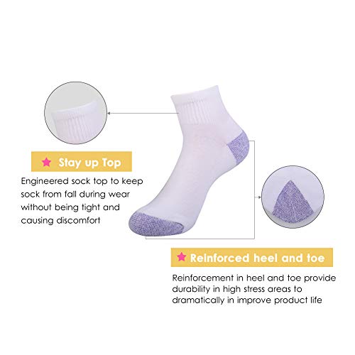 JOYNÉE Ankle Socks Women Low Cut Athletic Running with Cushion for Sports and Casual Use 6-Pairs Pack - Image 4
