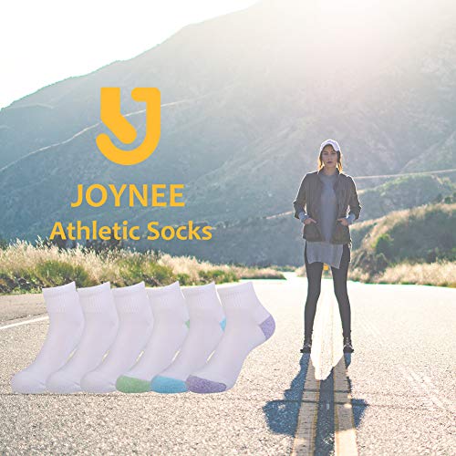 JOYNÉE Ankle Socks Women Low Cut Athletic Running with Cushion for Sports and Casual Use 6-Pairs Pack - Image 2