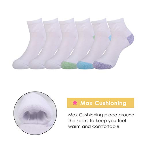 JOYNÉE Ankle Socks Women Low Cut Athletic Running with Cushion for Sports and Casual Use 6-Pairs Pack - Image 3