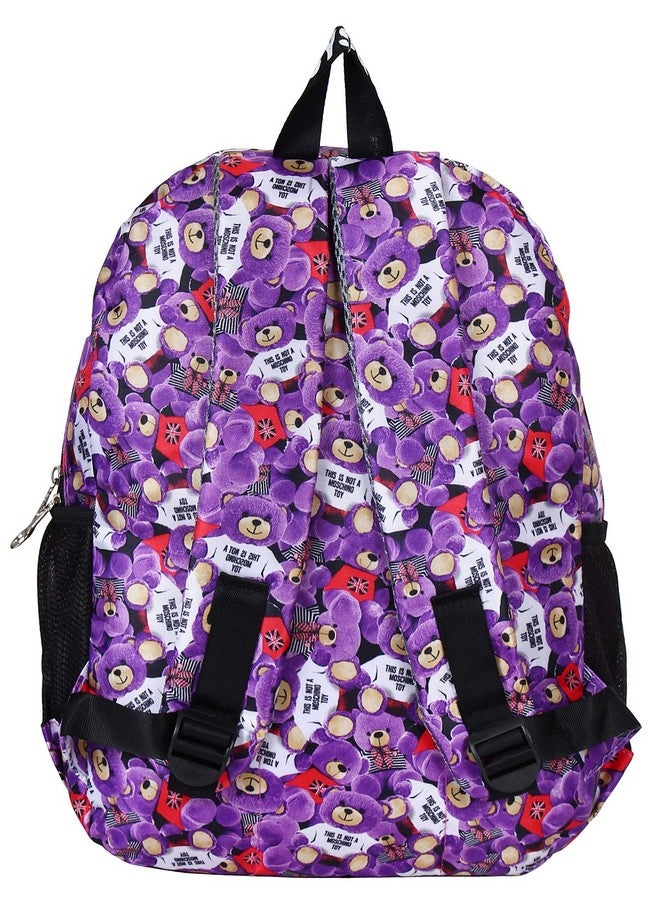 AREO Casual Bag/School Bag 285 Purple For Girls School Collage Tutions Office - Image 4