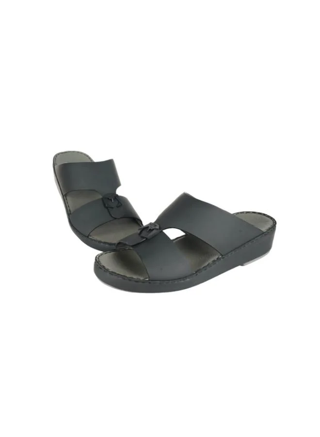 barjeel uno 008-3521 Barjeel Mens Arabic Sandals  C-2025 Black