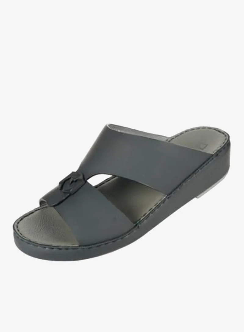 008-3521 Barjeel Mens Arabic Sandals  C-2025 Black