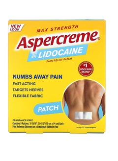 Aspercreme Aspercreme Odor Free Max Strength Pain Relief Patch for Back Pain 5 count  - Image 1