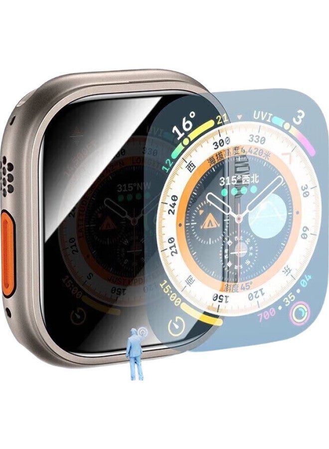 SmartDevil Apple Watch Screen Protector Ultra1/2 Tempered Glass Full Screen High Definition Anti-Fingerprint Bubble-Free Film For Apple Iwatch【49Mm】2-Pack Easy Apply Tool - Image 3