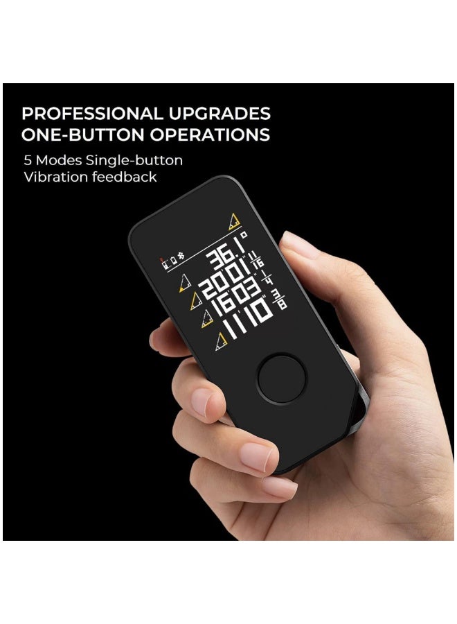 هوتو أداة قياس الليزر HOTO PRO بمدى 50 متر مع شاشة LED، قابلة لإعادة الشحن بمنفذ USB-C - Image 2