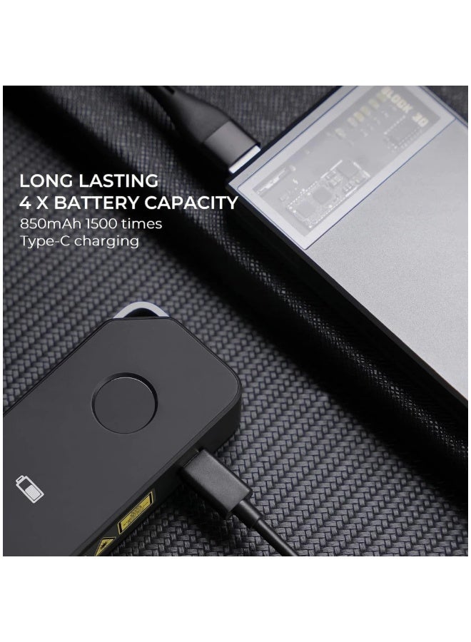 هوتو أداة قياس الليزر HOTO PRO بمدى 50 متر مع شاشة LED، قابلة لإعادة الشحن بمنفذ USB-C - Image 4