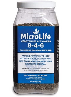 microlife Ultimate (8-4-6) Professional Grade Granular Organic Fertilizer For All Vegetables, Flowers Trees And Bushes, 7 Lbs  - Image 1