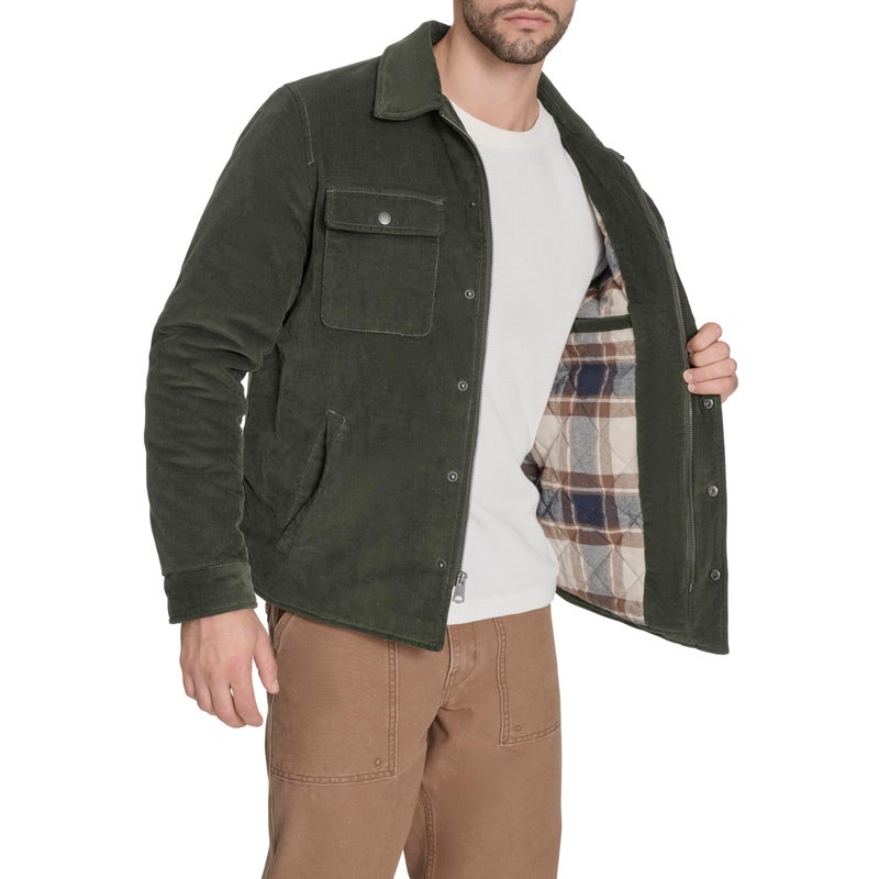 Levi's Men's Corduroy Shirt Jacket, Duffle Bag Green Filled, X-Large - Image 4
