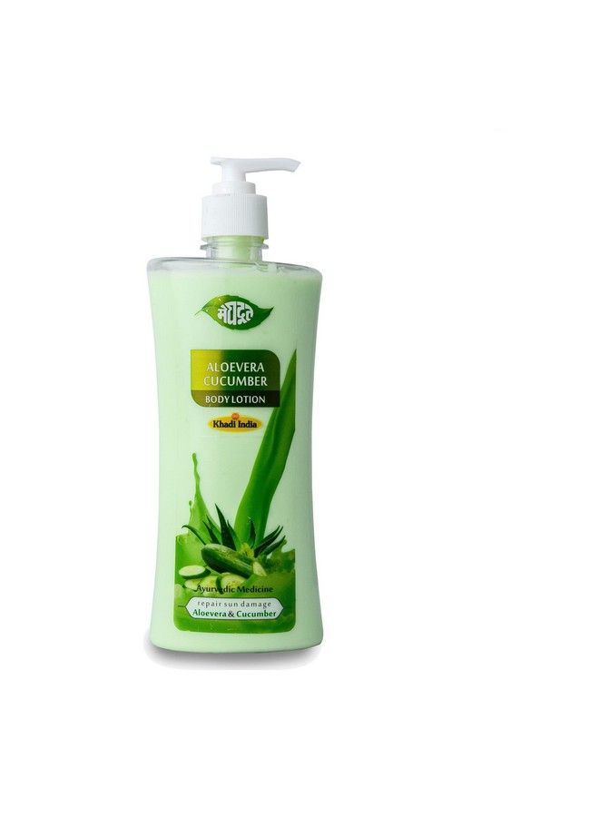 Meghdoot Natural Aloveracucumber Body Lotion 500Ml With Sunburn Protection Enriched With Aloe Vera And Methi Seeds Sunscreen Lotion For Dry Skin 500Ml - Image 2