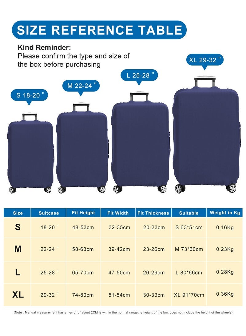 URbazaar Elastic Travel Luggage Cover Travel Suitcase Protective Cover for Trunk Case Apply to 18-30 inch luggage Suitcase Cover - Image 2