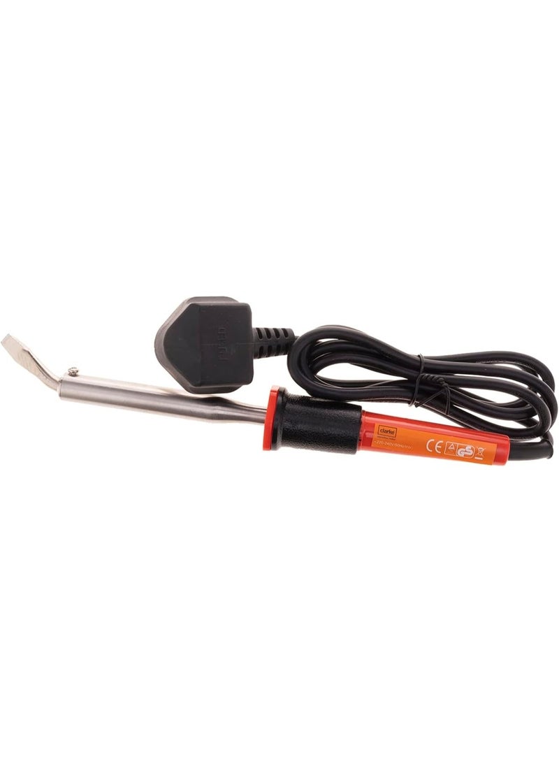 CLARKE Soldering Iron 60 Watts with Replaceable Tip & Insulated Polymer Handle - Image 2