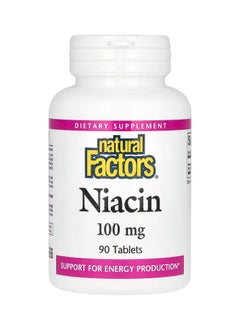 natural Factors Niacin 100 mg 90 Tablets 