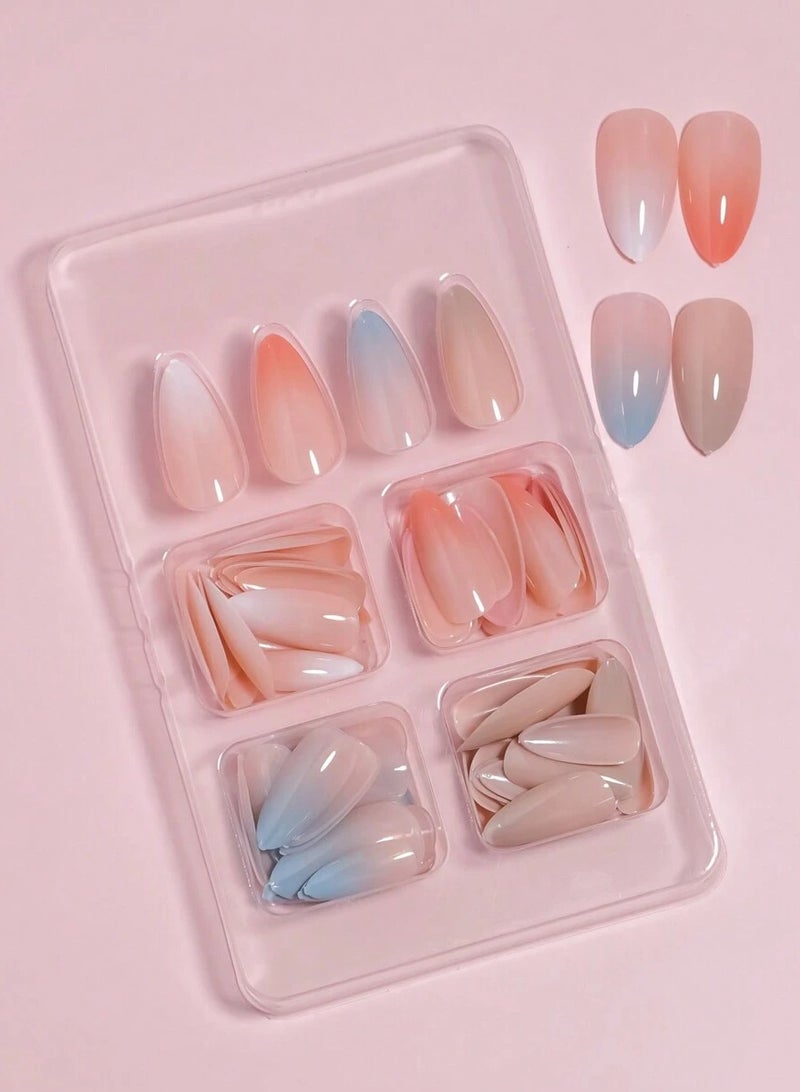 96-Piece Removable False Nail Set In 4 Different Colors - Image 4