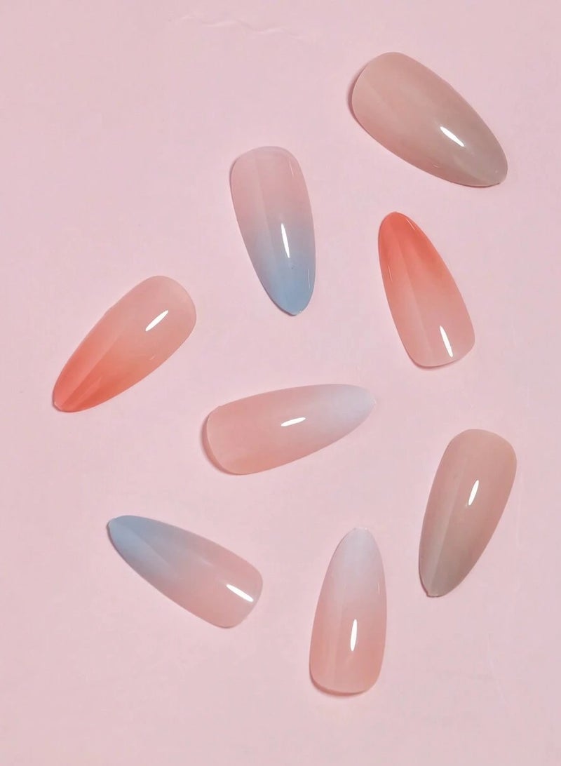 96-Piece Removable False Nail Set In 4 Different Colors - Image 5