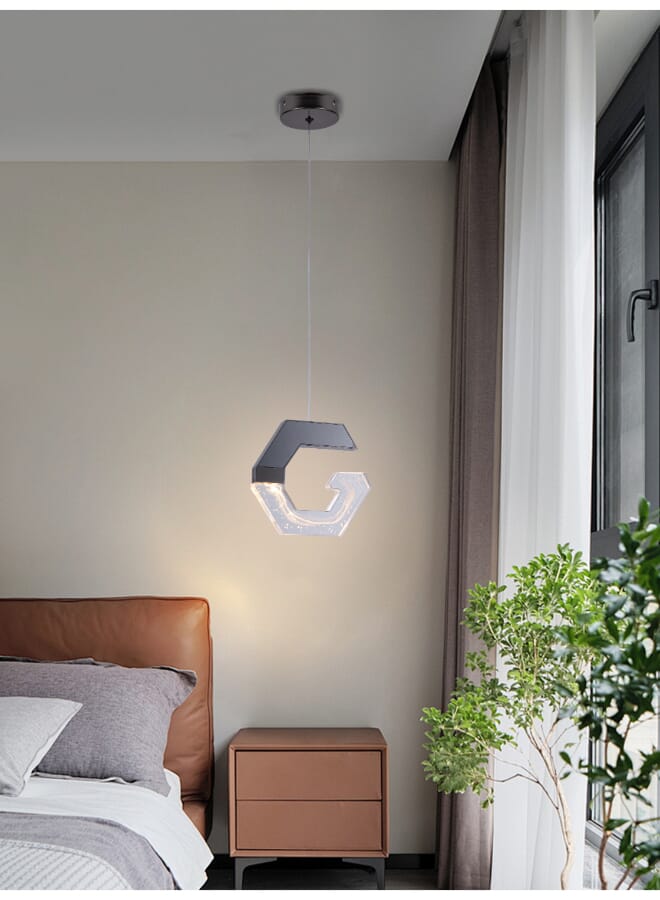 Best Power Modern LED Pendant Light 6534 with 3 Lighting Levels, 160cm Adjustable Length, 5W Power – Stylish Design for Living Rooms, Dining Areas, and Bedrooms  - Image 1