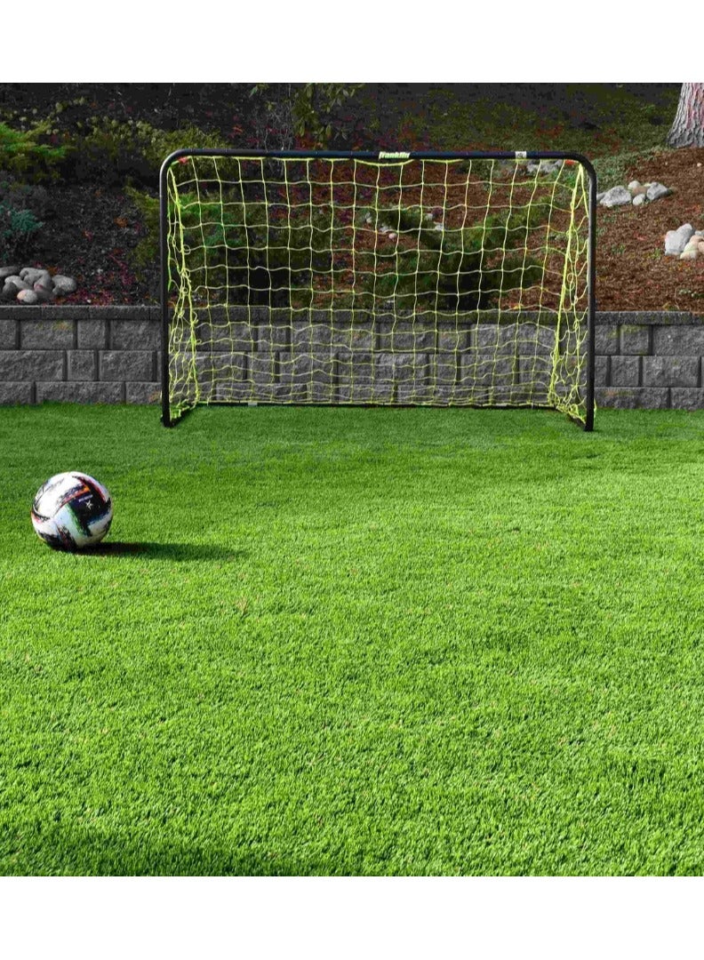 LINGWEI 2x25 Meter Realistic Artificial Grass Rug Indoor Outdoor, Dog Grass Mat with Drainage Holes and Replacement Artificial Grass Turf, Fake Grass - Image 1